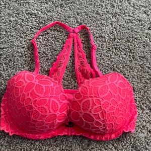 Pink bra